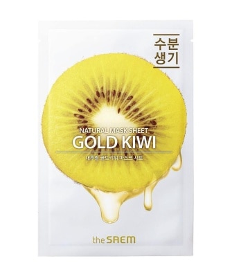 THE SAEM Natural Gold Kiwi Mask Sheet - 21ML