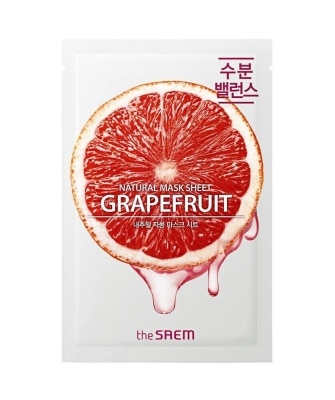 THE SAEM Natural Grapefruit Mask Sheet - 21ML