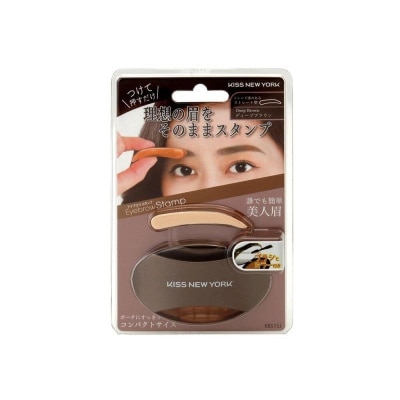 KISS Eyebrow Stamp Deep Brown Straight - 6G