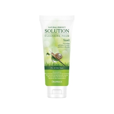 DEOPROCE Natural Perfect Solution Cleansing Foam Snail - 170G