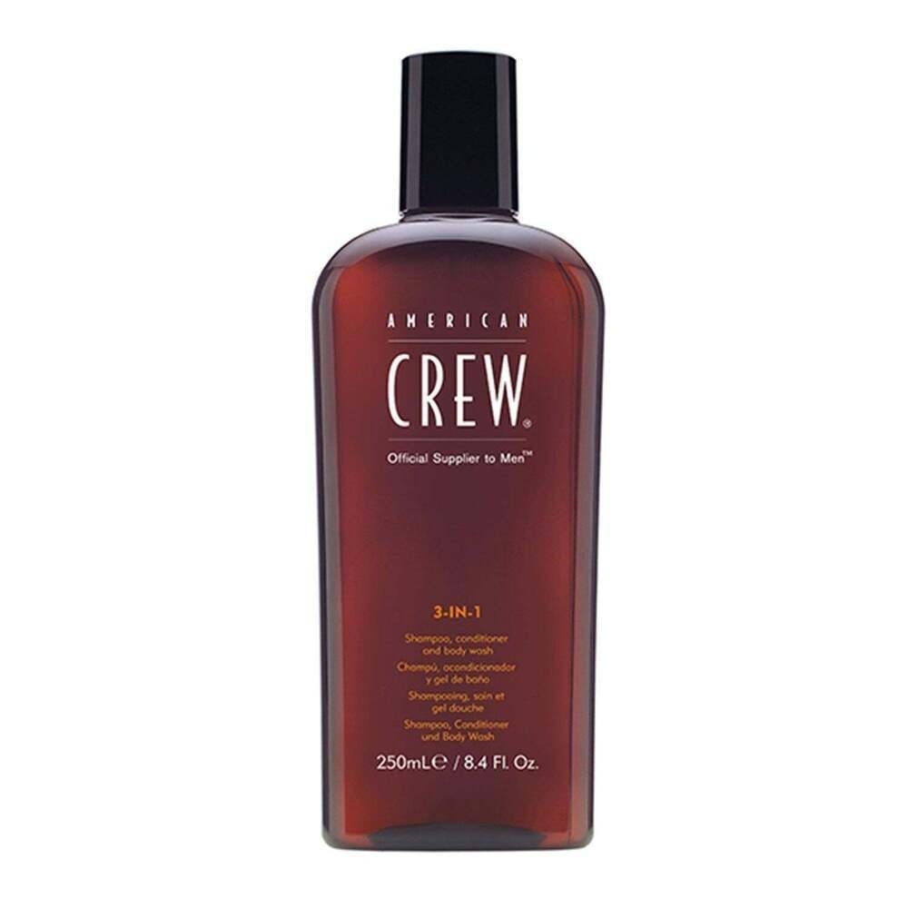 AMERICAN CREW - 3 In 1 Shampoo, Conditioner, and Body Wash - 250 ML