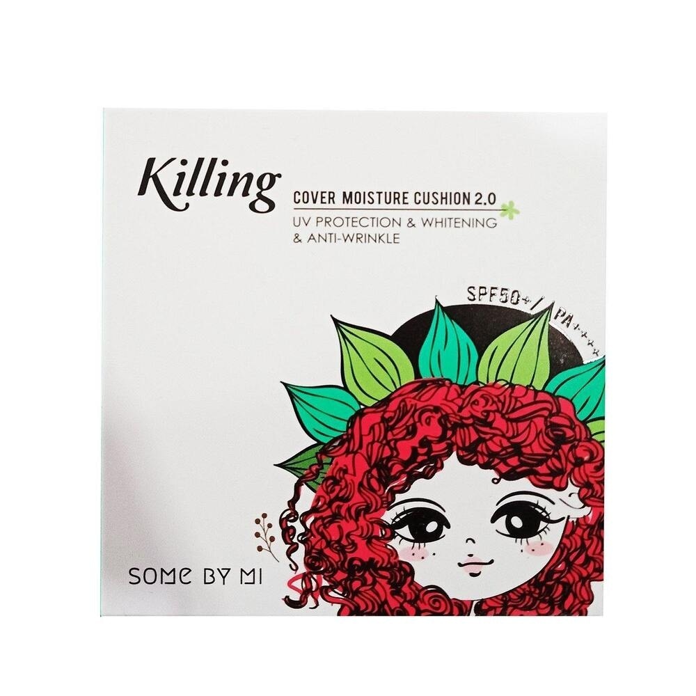 SOME BY MI - Killing Cover Moisture Cushion 2.0 #21 Spf50  Pa     Light Beige - 15 G