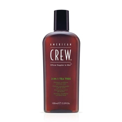 AMERICAN CREW 3 in 1 Tea tree Shampoo, Conditioner and Body Wash - 250ML