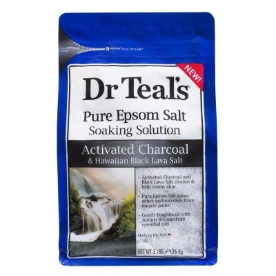 DR TEALS Charcoal Pure Epsom Salt - 1.36 KG