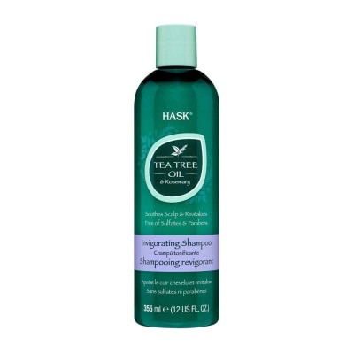 HASK Tea Tree Oil & Rosemary - Invigorating Shampoo Soothes Scalp & Revitalizes 355ML