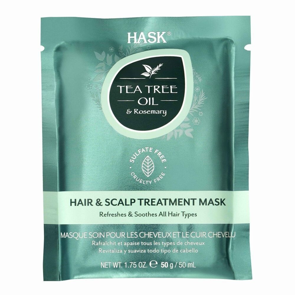 Tea Tree Oil & Rosemary - Hair & Scalp Treatment Mask Refreshes & Soothes All Hair Types 50ML