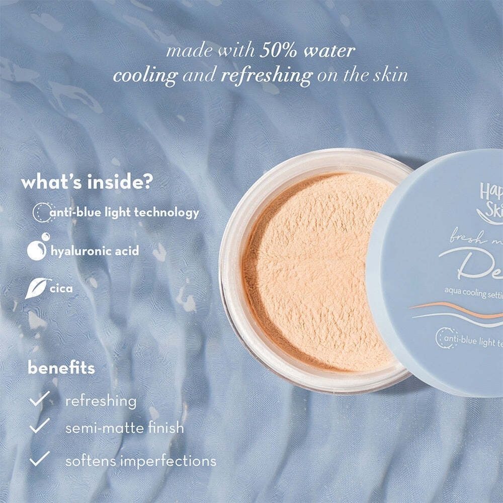 Dew Aqua Cooling Setting Powder - 01 Skin 7g