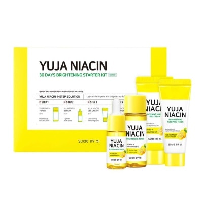 SOME BY MI Yuja Niacin 30 Days Miracle Brightening Starter Kit - 30ML/10ML/30ML/20G