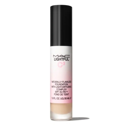 MAC Lightful CÂ³ Naturally Flawless Foundation with Light-diffusing Complex SPF 35/PA++ - N18