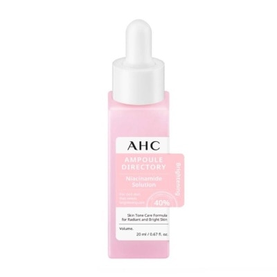 AHC Ampoule Directory - Niacinamide Solution Skin Tone Care Formula Brightening (For Radiant & Bright Skin) 20ML