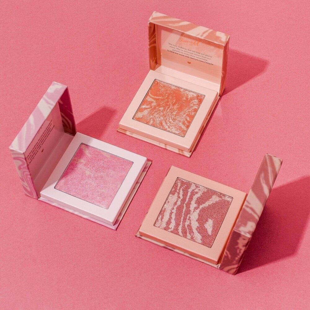 BARRY M - Heatwave Baked Marbled Blush 1