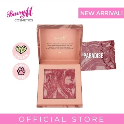 BARRY M Heatwave Baked Marbled Blusher - Paradise