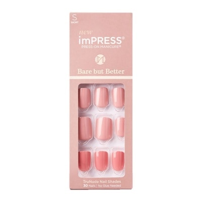 KISS Impress Bare But Better Press On Manicure - New Boo