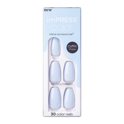 KISS - KISS - Impress Color Press-On Manicure Coffin Cloudless