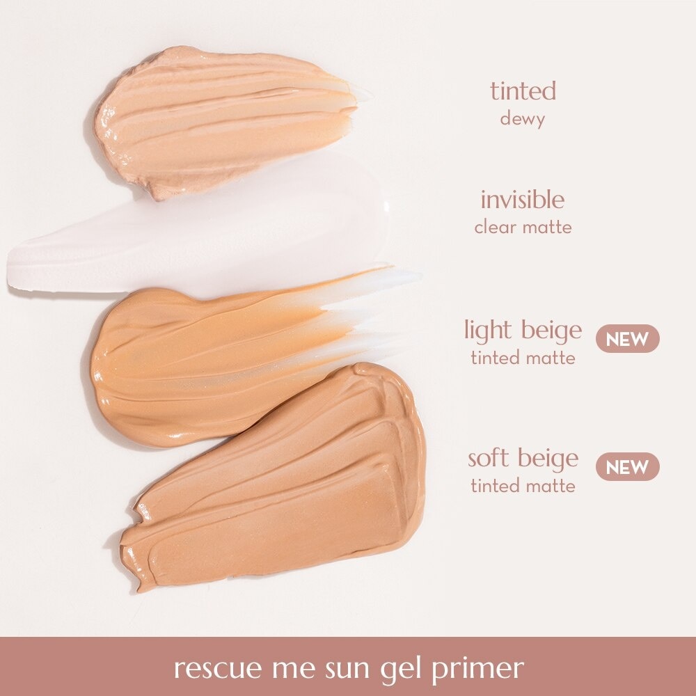 Rescue Me Tinted Matte Sun Gel Primer - Light Beige