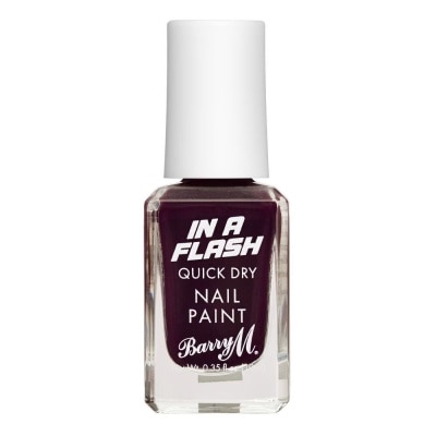 BARRY M In A Flash Quick Dry Nail Paint - Power Purple