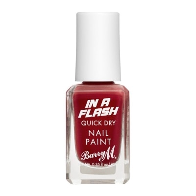 BARRY M In A Flash Quick Dry Nail Paint - Red Race