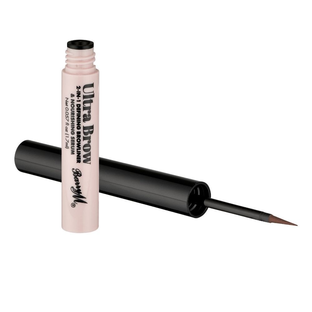 Ultra Brow 2 In 1 Defining Browliner & Nourishing Serum - Light Brown