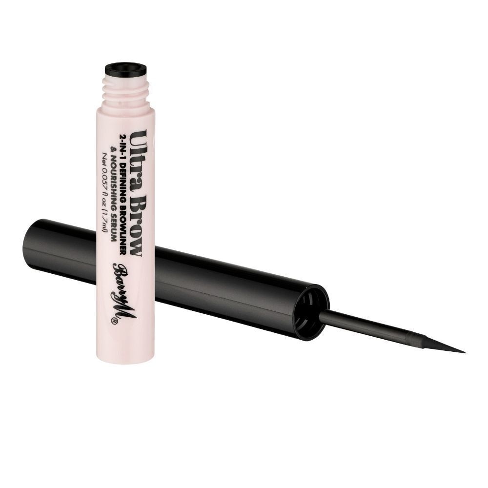 Ultra Brow 2 In 1 Defining Browliner & Nourishing Serum - Black