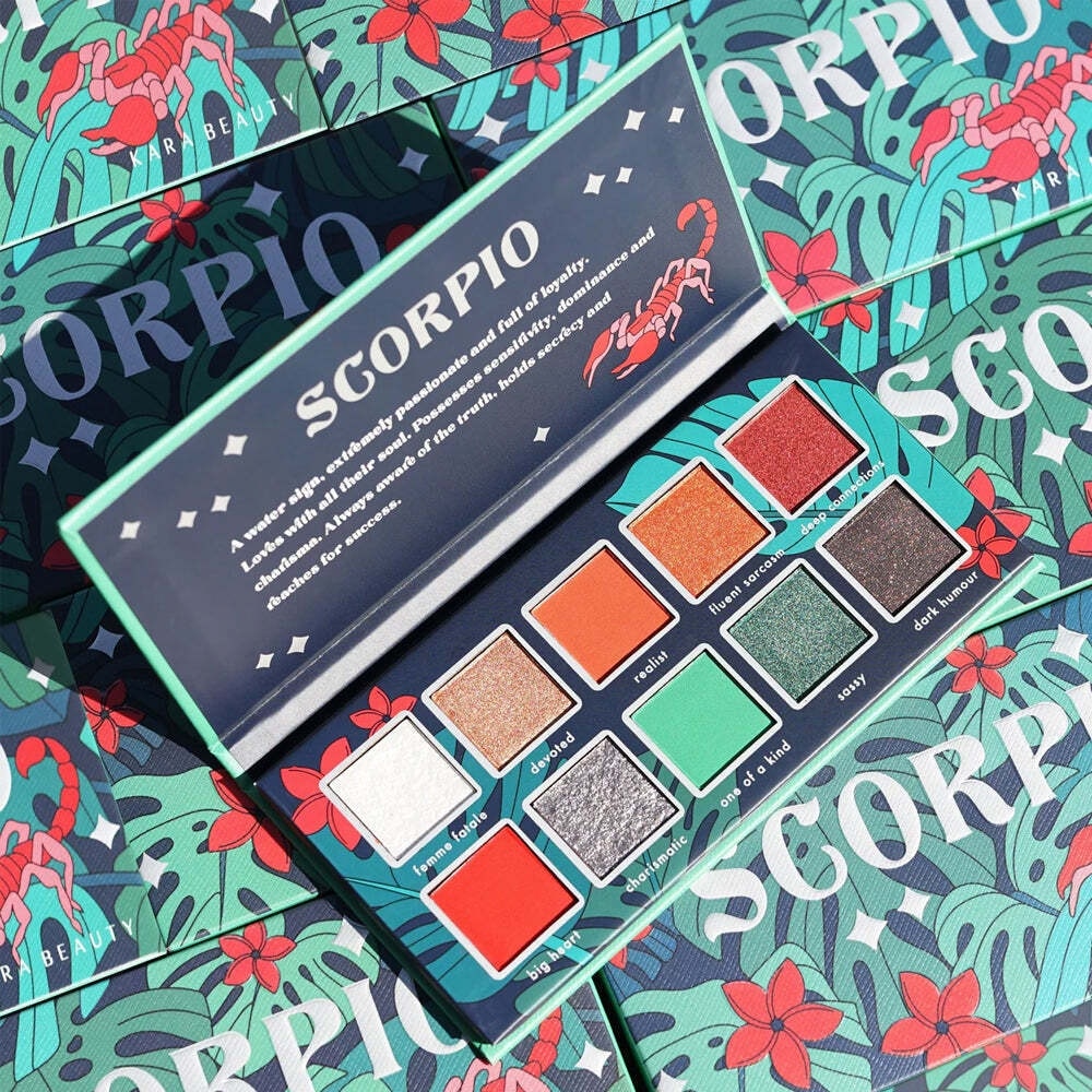 KARA BEAUTY - Horoscope Colleion 10 Color Shadow Palette Scorpio 365