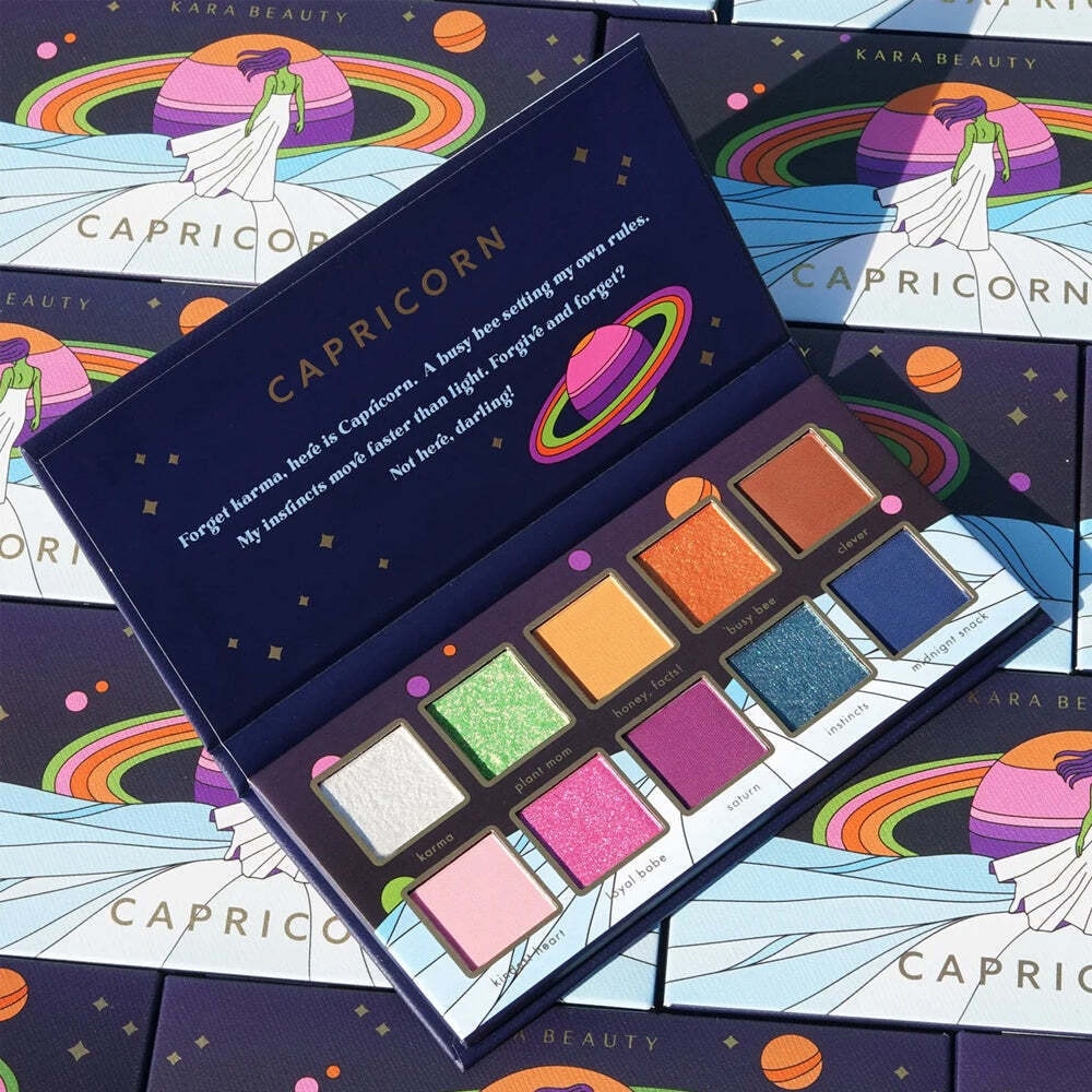 KARA BEAUTY - Horoscope Colleion 10 Color Shadow Palette Capricorn 365