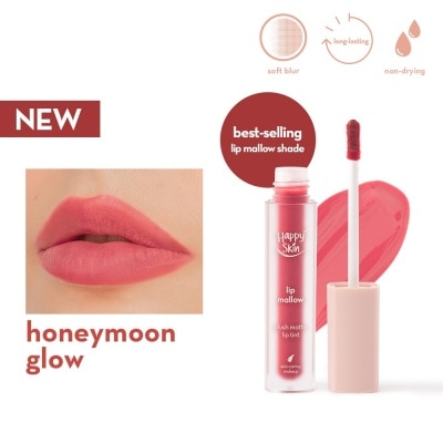 HAPPY SKIN - Lip Mallow Plush Matte Lip Tint - Honeymoon Glow