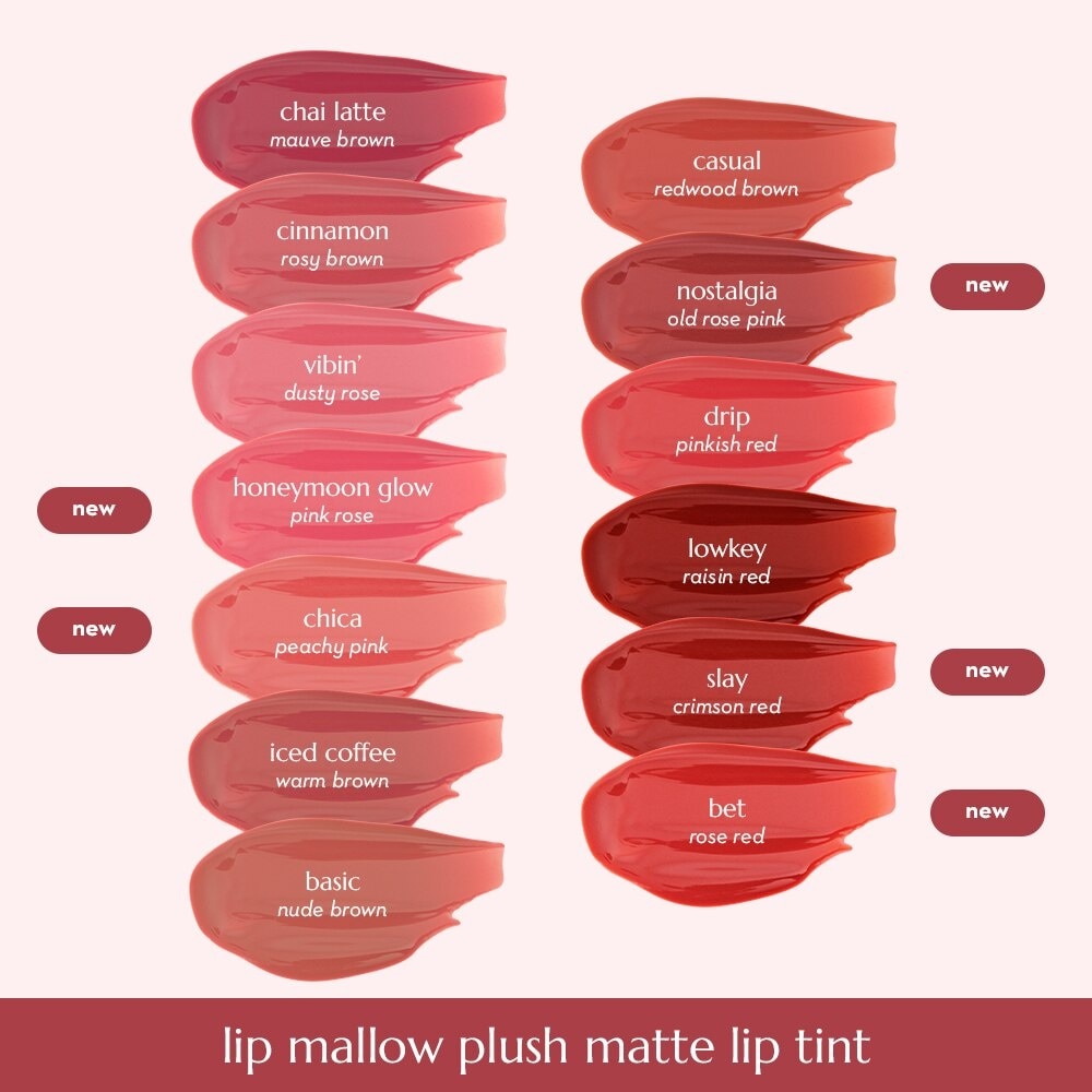 Lip Mallow Plush Matte Lip Tint - Honeymoon Glow