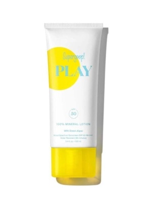 SUPERGOOP Play 100% Mineral Lotion SPF 50 With Green Algae - 100 ML