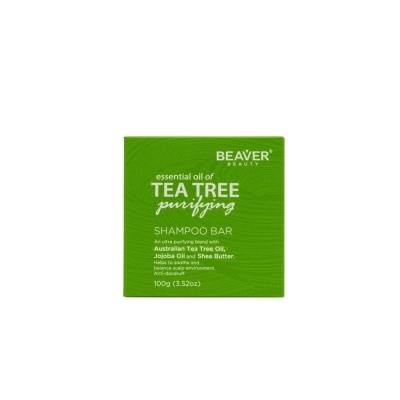 BEAVER Tea Tree Shampoo Bar - 100G