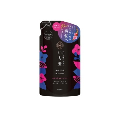 KRACIE ICHIKAMI Smoothing Conditioner Refill Pack 330mL