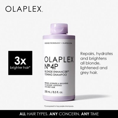 OLAPLEX No. 4P Blonde Enhancer Toning Shampoo