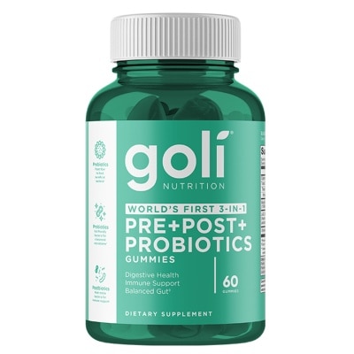 GOLI GOLI Pre+Post+Probiotics  Gummies 60pieces