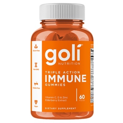 GOLI GOLI Triple Action Immune Gummies 60pieces