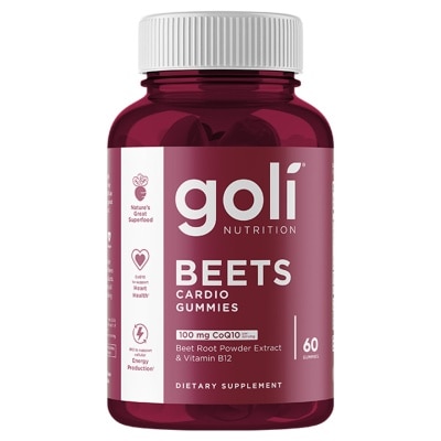 GOLI GOLI Beets Cardio Gummies 60pieces