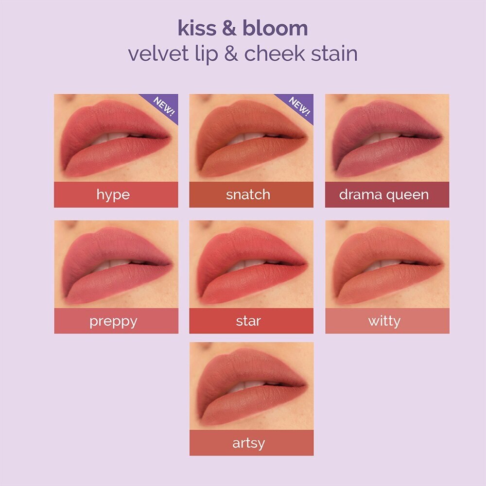 Generation Kiss & Bloom Velvet Lip & Cheek Stain - Hype