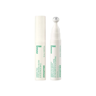 INNISFREE - Green Tea Hyaluronic Glow Eye & Face Cream 10ml