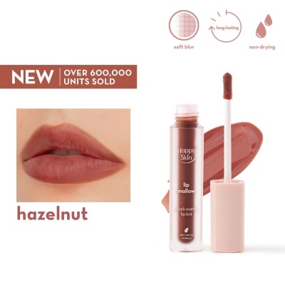 HAPPY SKIN HS LIP MALLOW PLUSH MATTE LIP TNT HAZELN