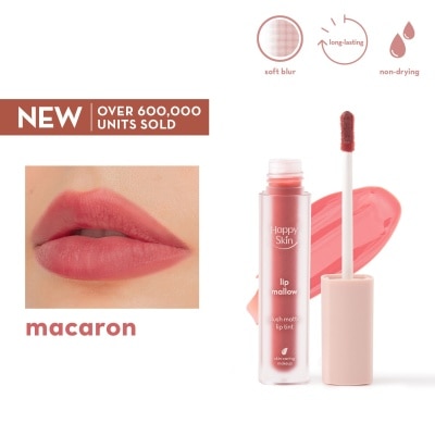 HAPPY SKIN HS LIP MALLOW PLUSH MATTE LIP TNT MACARON