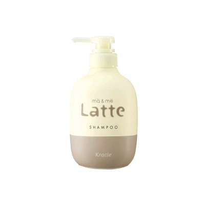 KRACIE Ma & Me Latte Normal Series Shampoo Bottle 490mL