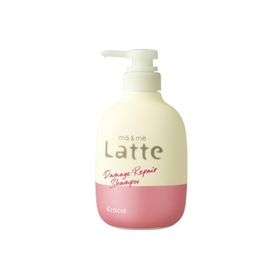 KRACIE Ma & Me Latte Damage Care Shampoo Bottle 490mL