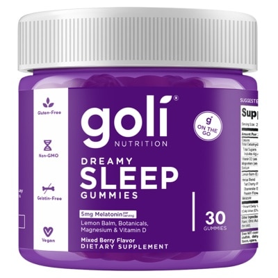 GOLI GOLI Dreamy Sleep Gummies 30 pieces