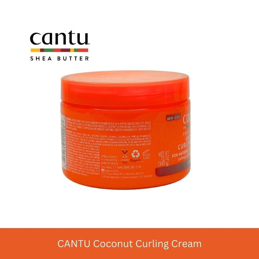 CANTU COCONUT CURLING CREAM 12OZ