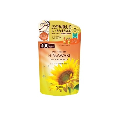 KRACIE HIMAWARI Rich & Repair Conditioner Refill Pack 400mL