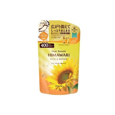 KRACIE HIMAWARI Rich & Repair Shampoo Refill Pack 400mL