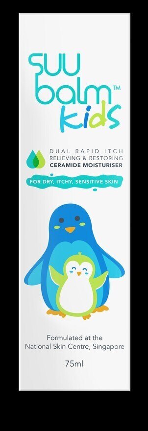 SUU BALM KIDS DUAL RAPID ITCH RELIEVING & RESTORING CERAMIDE MOISTURIZER 75ml