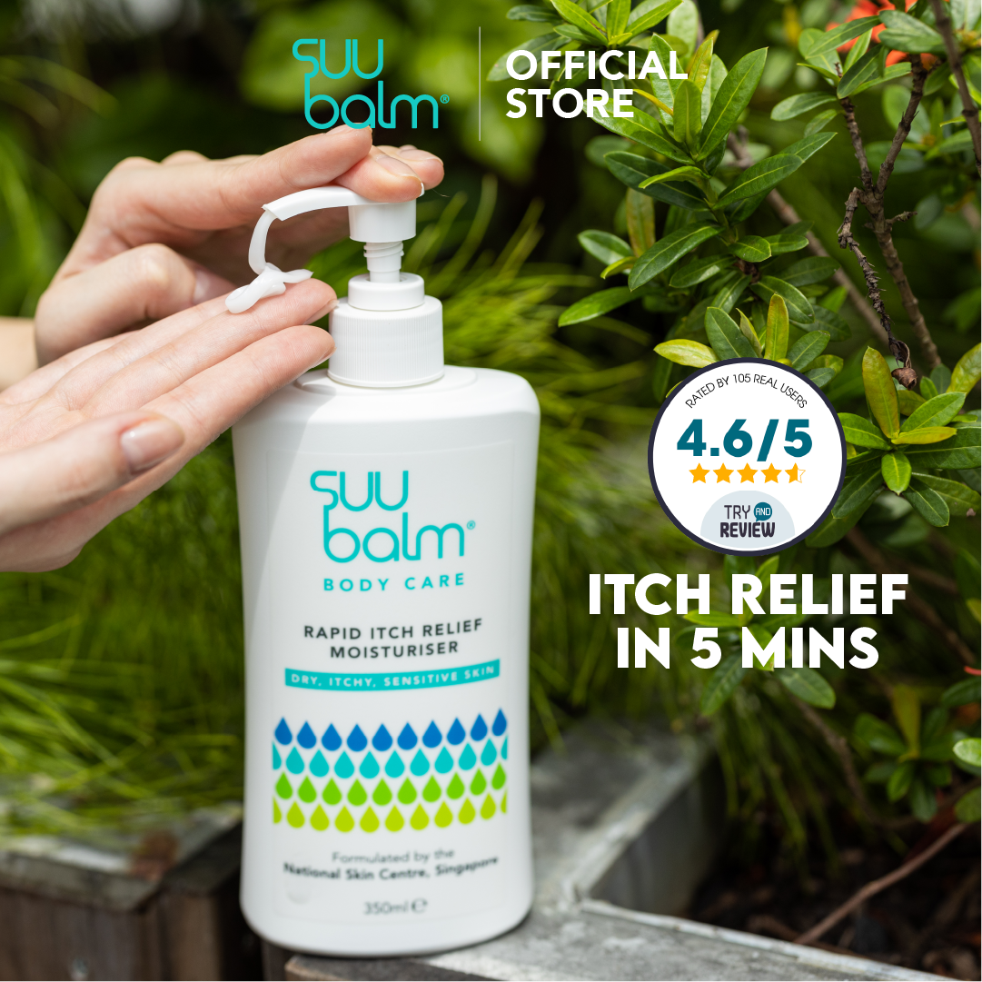 SUU BALM DUAL RAPID ITCH RELIEVING & RESTORING BODY MOISTURIZER 350ml