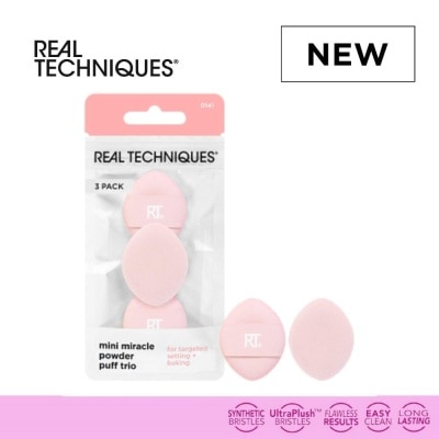 REAL TECHNIQUES Mini Miracle Powder Puff Trio