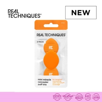 REAL TECHNIQUES Mini Miracle Concealer Puff Trio