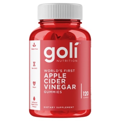 GOLI GOLI APPLE CIDER VINEGAR GUMMIES 120S