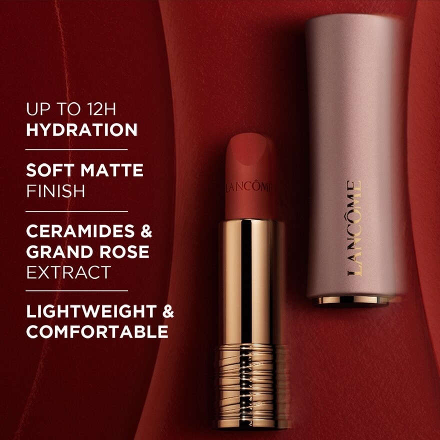 LANCOME L'Absolu Rouge Intimatte Lipstick - 340 Lovers Whispers